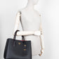 PRADA Small Double Prada Bag Saffiano Black