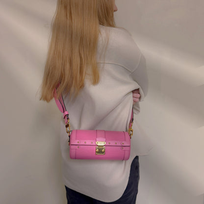 Louis Vuitton Pink EPI Papillon Trunk
