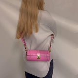 Louis Vuitton Pink EPI Papillon Trunk