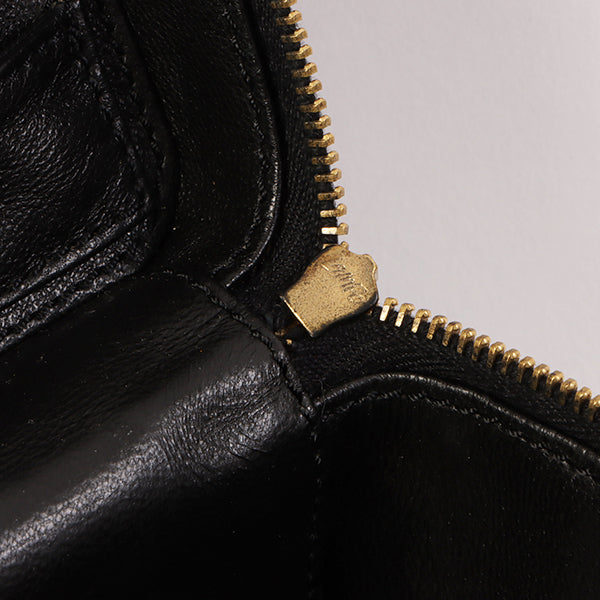 Chanel Around 2001 Made Wild Stitch Turn-Lock Vanity Chain Top Handle Bag Black