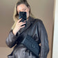 Chanel Black Nylon Travel Line Chocolate Bar Flap Bag