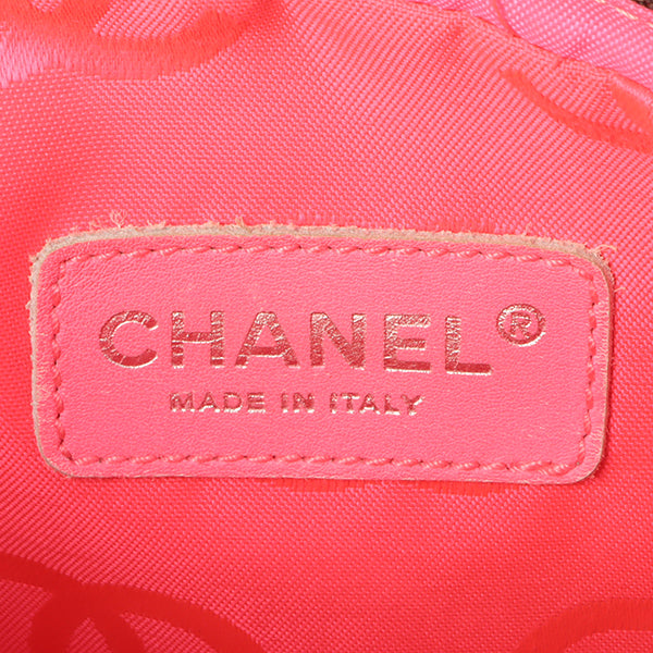 Chanel Around 2005 Made Cambon Shoulder Bag Black
