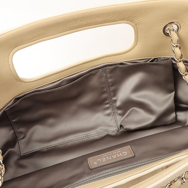 Chanel 2008 Made Wild Stitch 2.55 2 Way Bag Beige