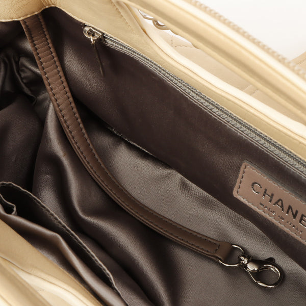 Chanel 2008 Made Wild Stitch 2.55 2 Way Bag Beige
