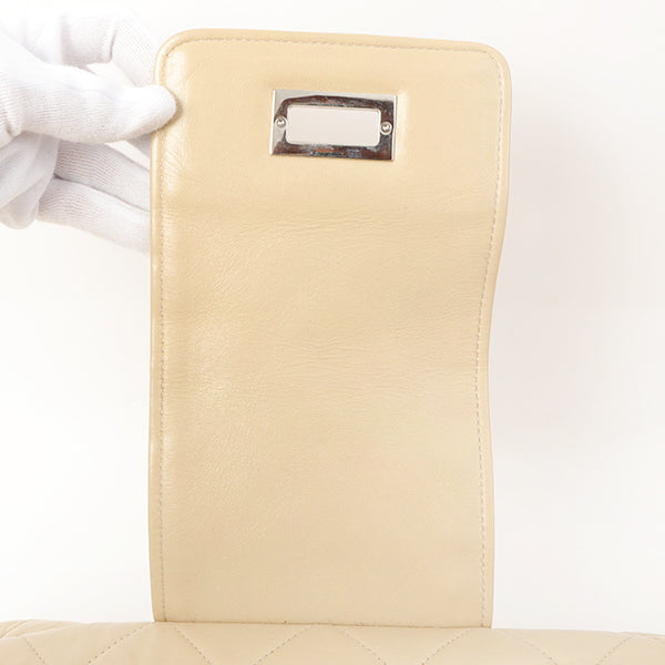 Chanel 2008 Made Wild Stitch 2.55 2 Way Bag Beige