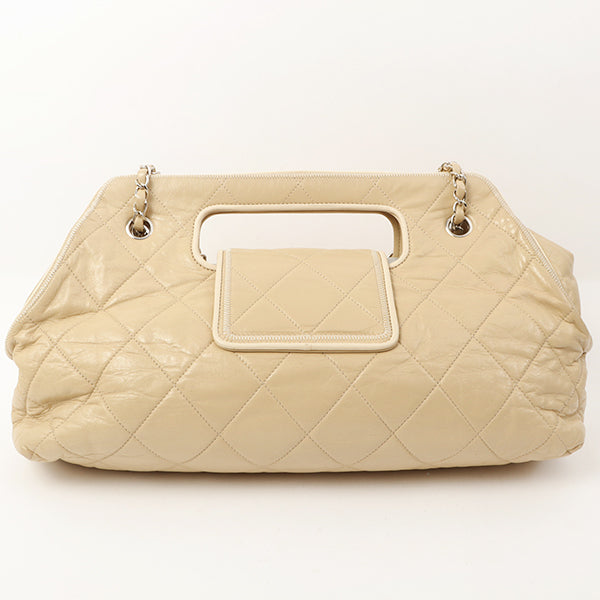 Chanel 2008 Made Wild Stitch 2.55 2 Way Bag Beige