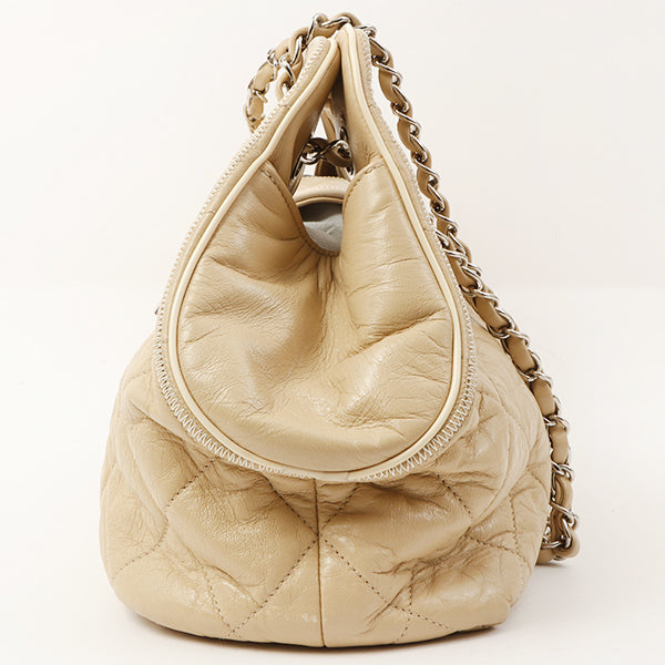 Chanel 2008 Made Wild Stitch 2.55 2 Way Bag Beige