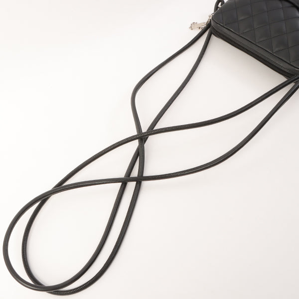 Chanel Around 2005 Made Cambon Shoulder Bag Black