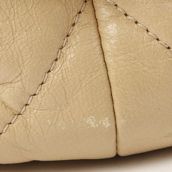 Chanel 2008 Made Wild Stitch 2.55 2 Way Bag Beige