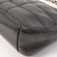 Chanel Around 2002 Made Chocobar Logo Embossed Chain Shoulder Bag Black
