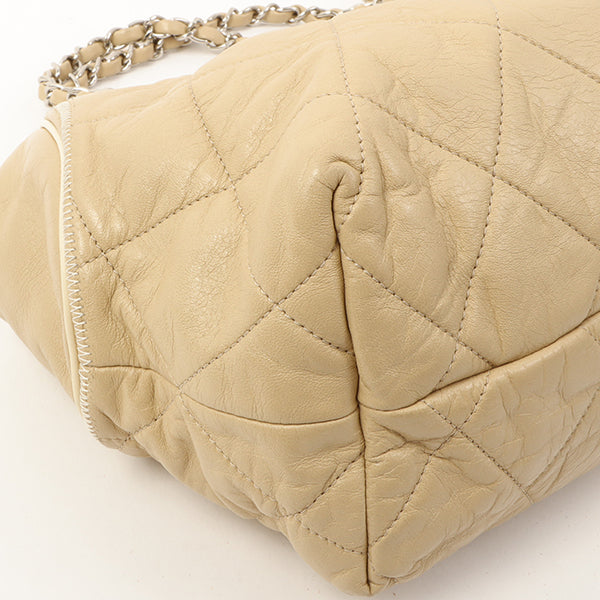 Chanel 2008 Made Wild Stitch 2.55 2 Way Bag Beige