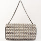 Chanel Around 2005 Made Tweed Cc Mark Plate Chain Shoulder Bag Black/Multi