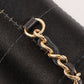 Chanel Around 2003 Made Silk Satin Camellia Chocolate Bar Cc Mar Mini Chain Bag Black