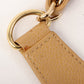 Chanel Around 2001 Made Caviar Skin Cc Mark Stitch Shoulder Bag Beige