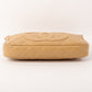 Chanel Around 2001 Made Caviar Skin Cc Mark Stitch Shoulder Bag Beige