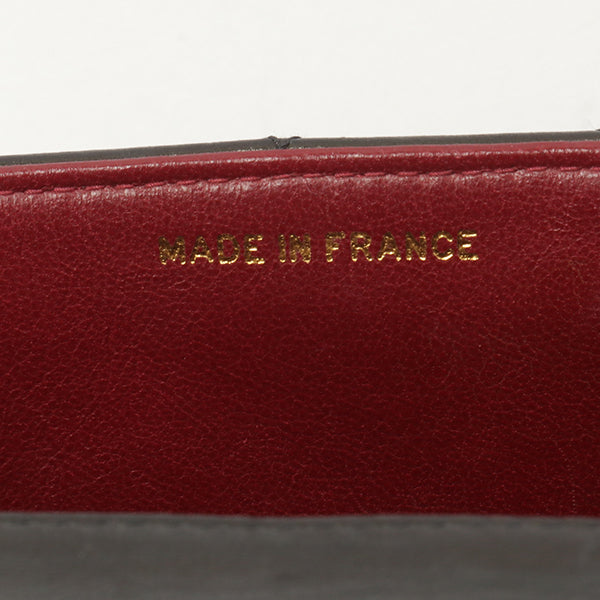 Chanel Around 1992 Made Classic Flap Handbag With Micro Bag Black