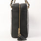 Chanel Around 2001 Made Chocolate Bar Stitch Cc Mark Plate Chain Bag Black