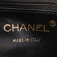 Chanel Around 2001 Made Chocolate Bar Stitch Cc Mark Plate Chain Bag Black