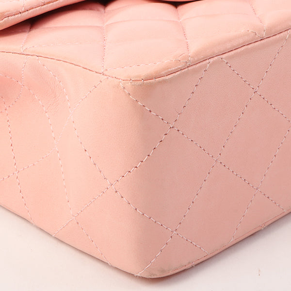 Chanel Around 2003 Made Classic Flap Chain Bag Mini Pink