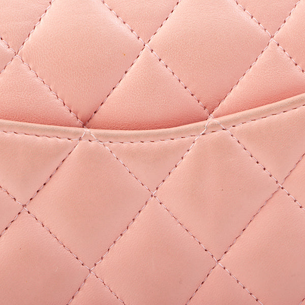 Chanel Around 2003 Made Classic Flap Chain Bag Mini Pink
