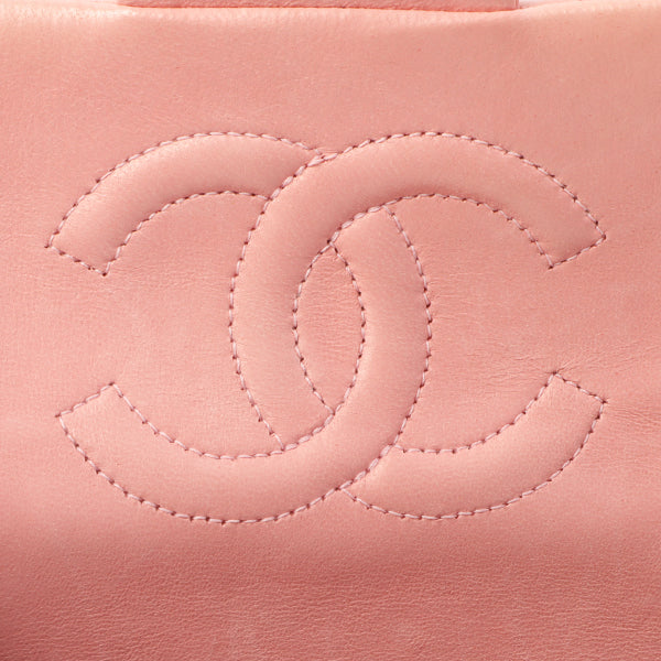 Chanel Around 2003 Made Classic Flap Chain Bag Mini Pink