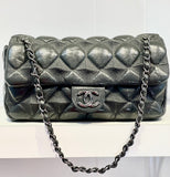 CHANEL Bubble Flap Lambskin Bag
