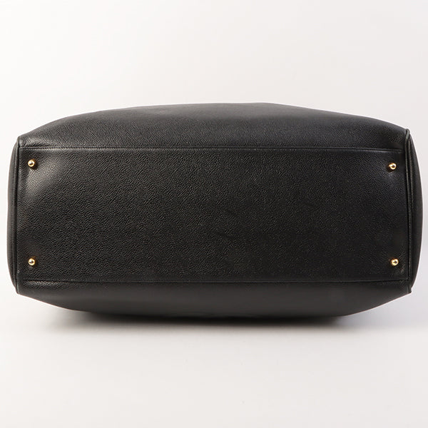 Chanel Around 1995 Made Caviar Skin Supermodel Black