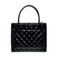 CHANEL Beautiful Cabas Medallion bag in black patent leather, SHW