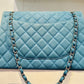 CHANEL Maxi Flap Caviar Leather Double Flap Bag-HS