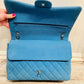 CHANEL Maxi Flap Caviar Leather Double Flap Bag-HS