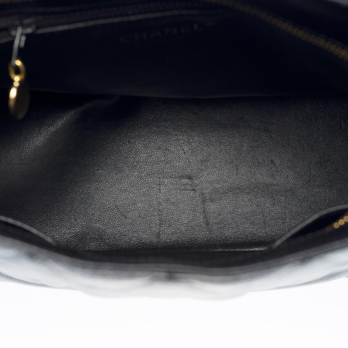 CHANEL Beautiful Medaillon Tote bag in black caviar leather, GHW