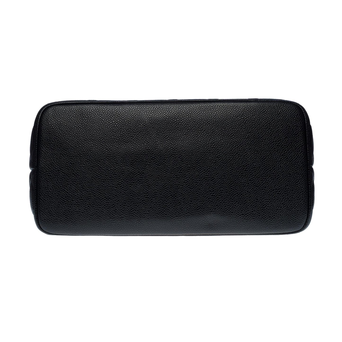 CHANEL Beautiful Medaillon Tote bag in black caviar leather, GHW