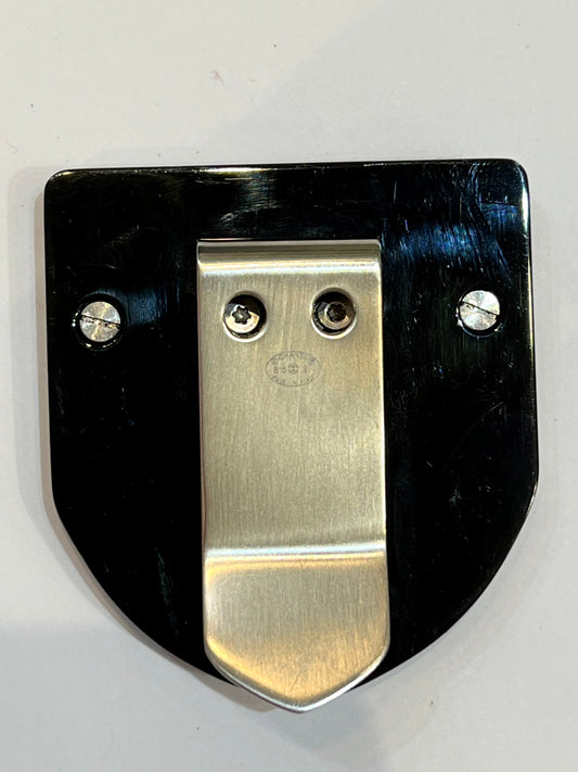 CHANEL CC Crystal Crest Shield Armor Brooch