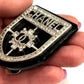 CHANEL CC Crystal Crest Shield Armor Brooch