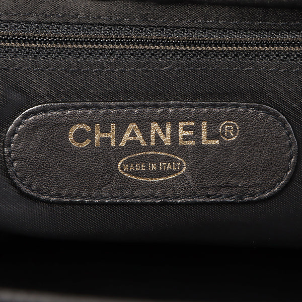 Chanel Around 1995 Made Caviar Skin Supermodel Black