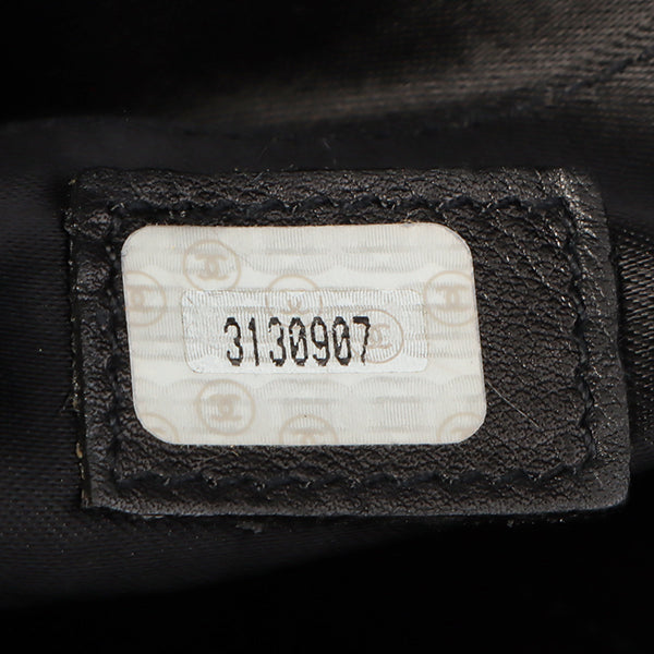 Chanel Around 1995 Made Caviar Skin Supermodel Black