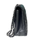 Chanel Classic Flap Jumbo Large Black Lambskin Leather with Silver hardware