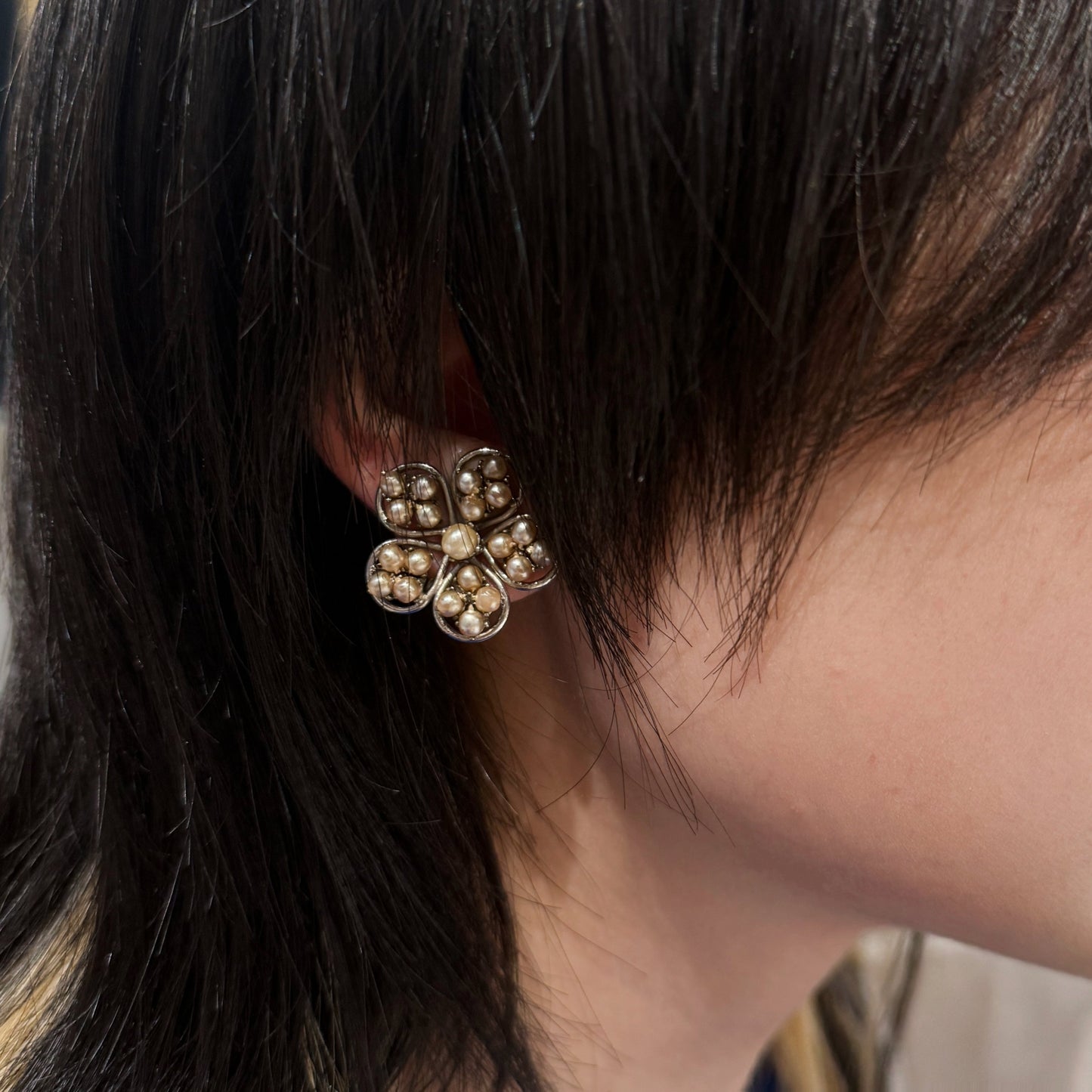 Chanel   Pearl Earrings