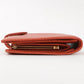 Chanel 2000 Made Caviar Skin Coco Mark Stitch Wallet Vermilion