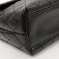 Chanel Around 2000 Made Turn-Lock Top Handle Bag Black