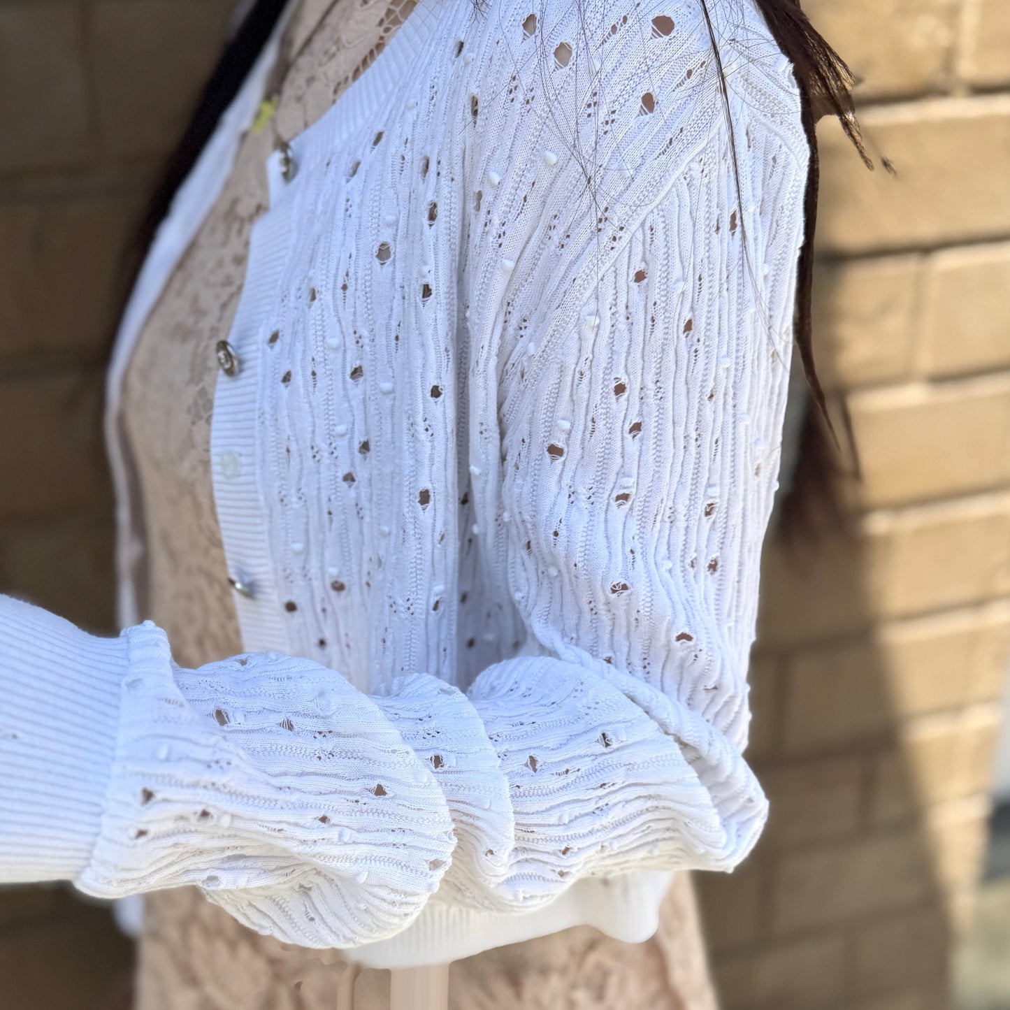 Chanel Cruise White Cardigan