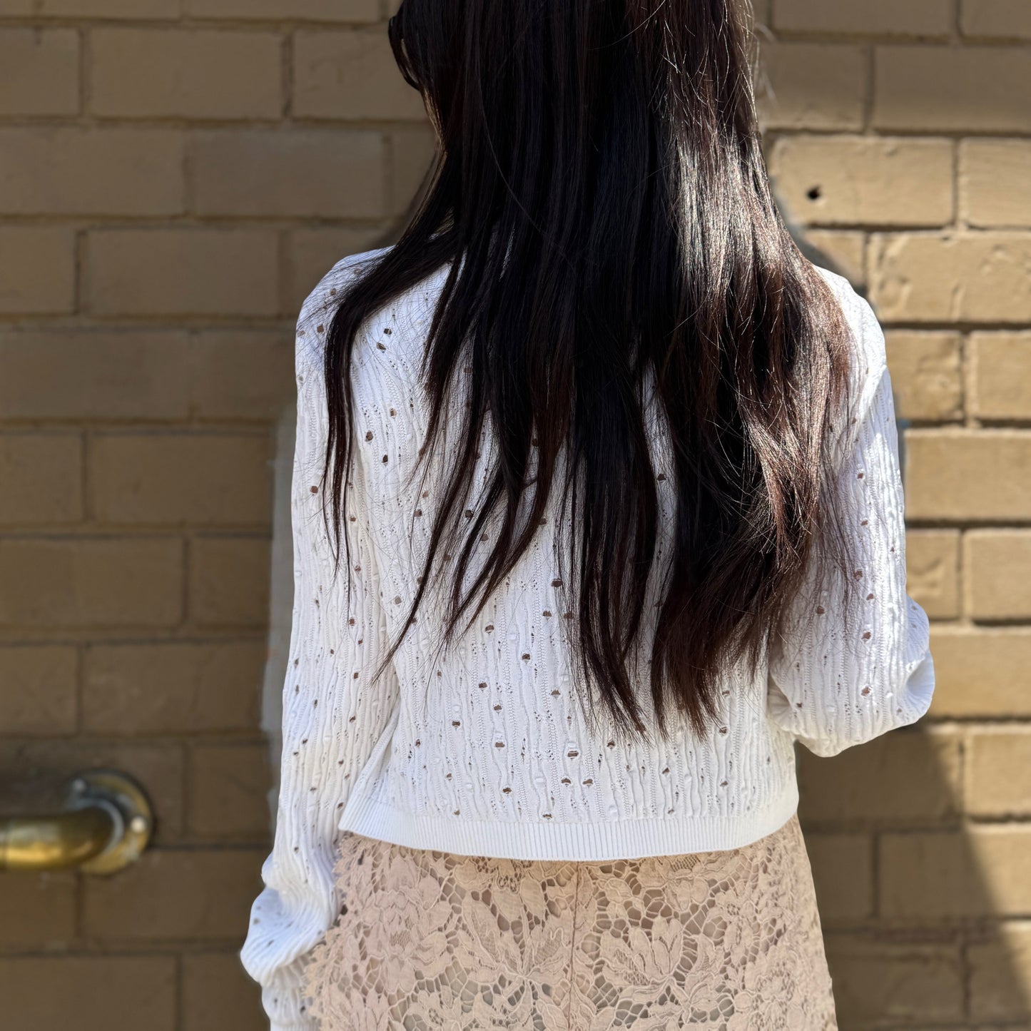 Chanel Cruise White Cardigan