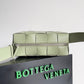 Amelia SMALL BRICK 24CM LIGHT GREEN LAMBSKIN