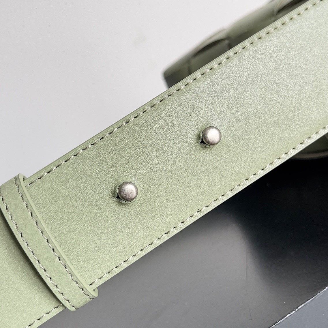 Amelia SMALL BRICK 24CM LIGHT GREEN LAMBSKIN Amelia