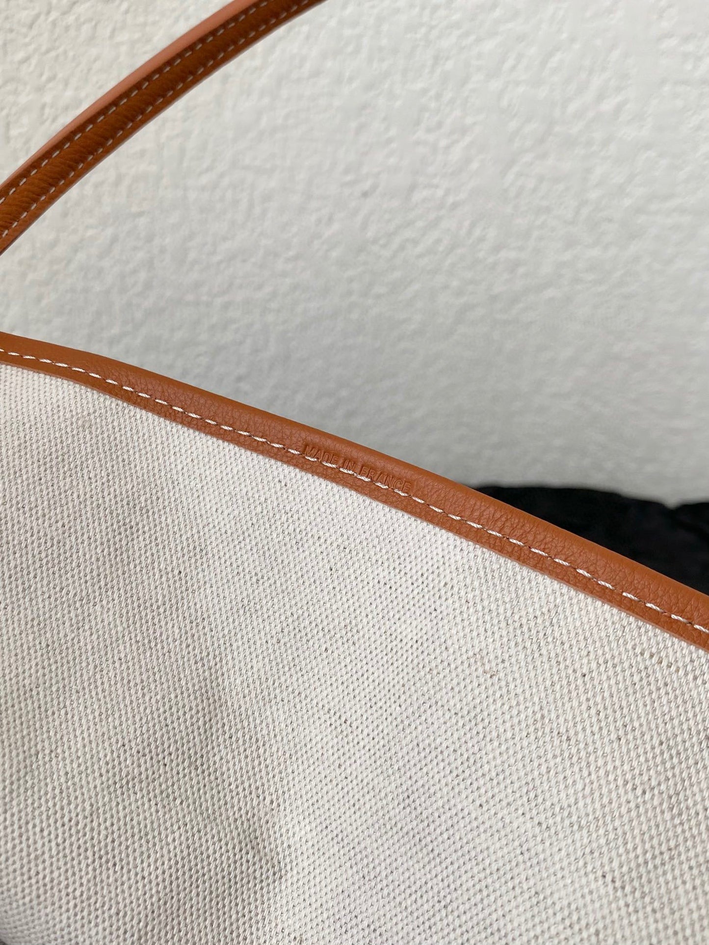 SAINT LOUIS GM 40CM BLACK AND TAN CANVAS Amelia