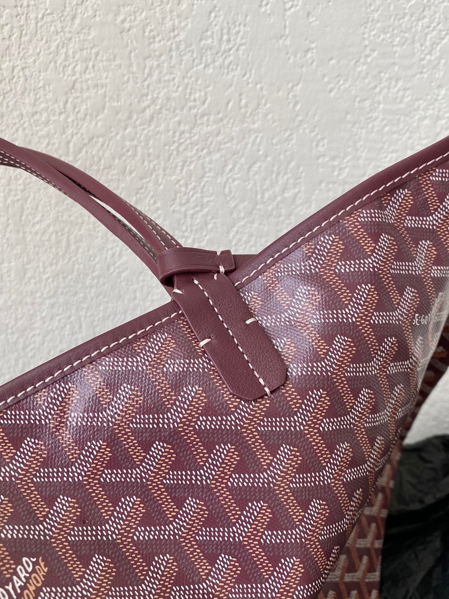 SAINT LOUIS GM 40CM BURGUNDY CANVAS Amelia Amelia