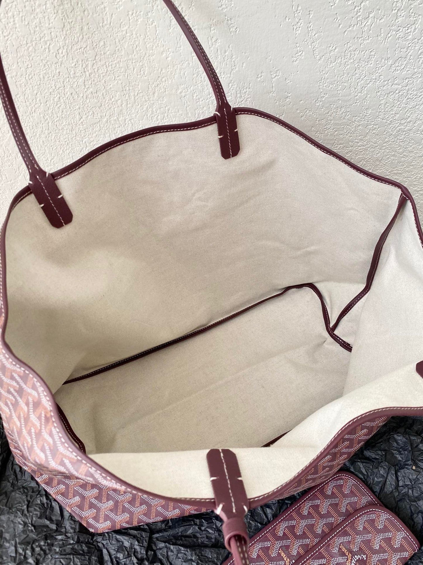 SAINT LOUIS GM 40CM BURGUNDY CANVAS Amelia Amelia