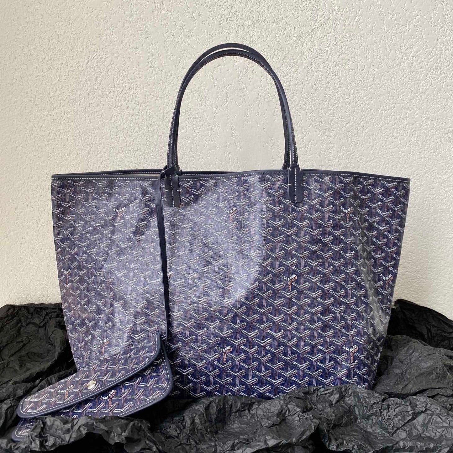 SAINT LOUIS GM 40CM NAVY BLUE CANVAS Amelia Amelia