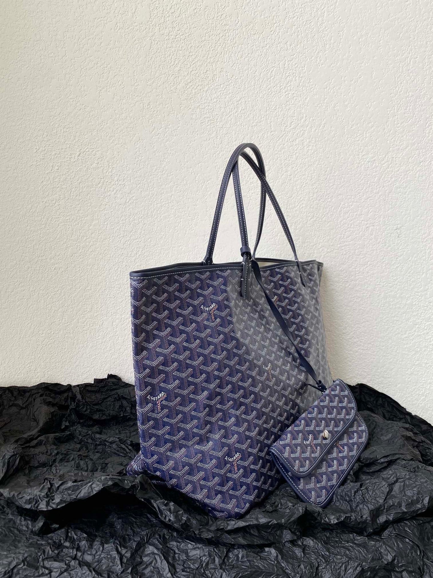 SAINT LOUIS GM 40CM NAVY BLUE CANVAS Amelia