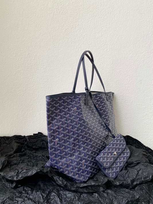 SAINT LOUIS GM 40CM NAVY BLUE CANVAS Amelia